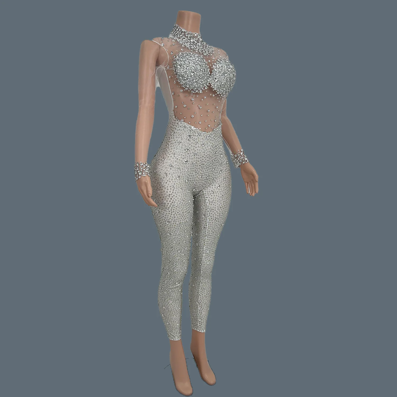 Combinaison Transparente en Maille pour Femme, Leggings en IQUE dex, Vêtements de Photographie de brev, Tenue de Soirée