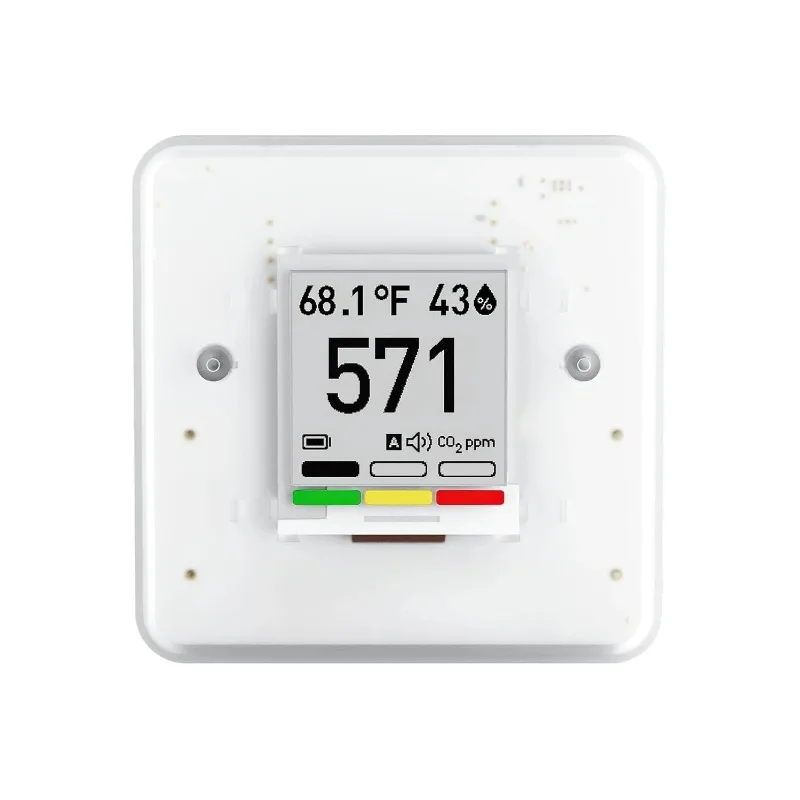 Aranet4 Home: Wireless Indoor Air Quality Monitor for Office or School (CO2, Temperature, Humidity and More) Portable, Batte