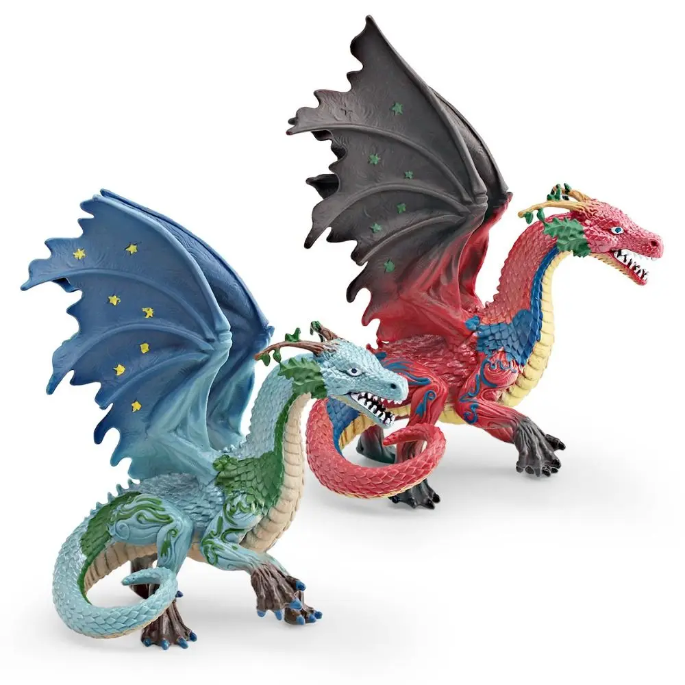 Simulation Warcraft Dragon Mythical Creatures Toy PVC Statue Myth Dragon Figures Ornament Handmad Dragon Animal Model