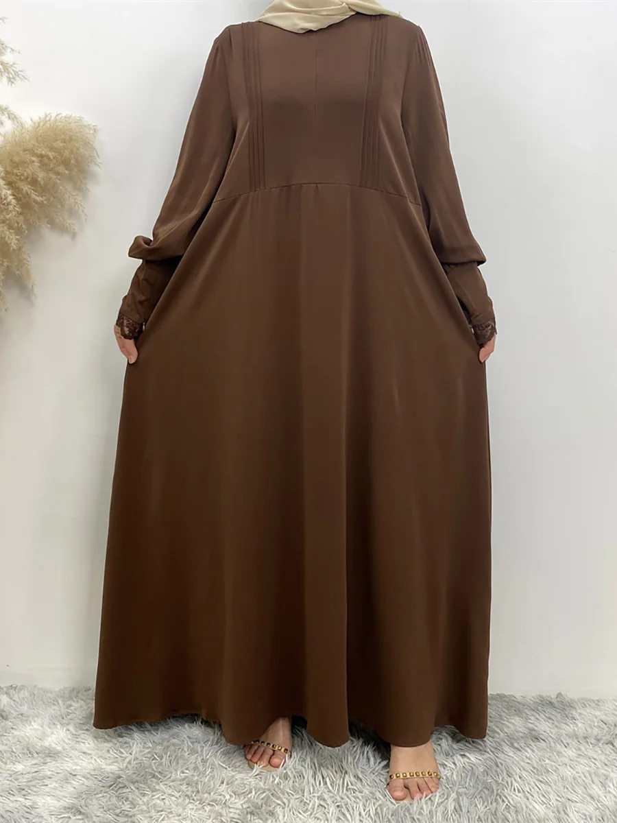 عباية تشاومينغ دبي Musulman De Mode فستان حجاب تركيا قفطان إسلامي ملابس إسلامية للنساء رداء متواضع قفطان ماروكين عيد 43