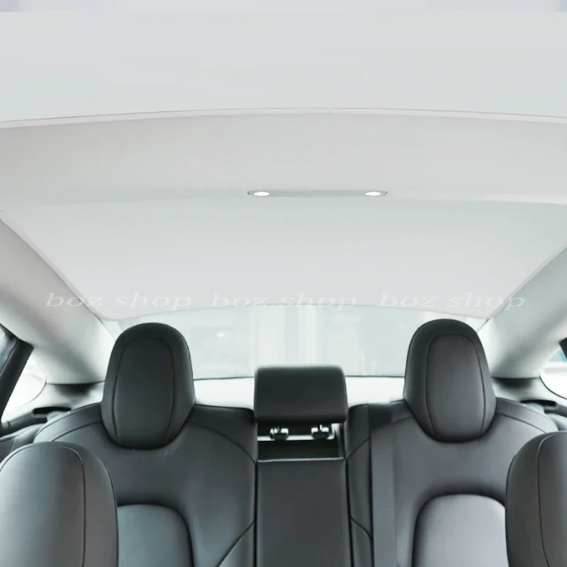 For Polestar 2 Sunshade Canopy Roof Glass Sunscreen Sunroof Insulation Shading and Cooling in The Car Interior Accessories