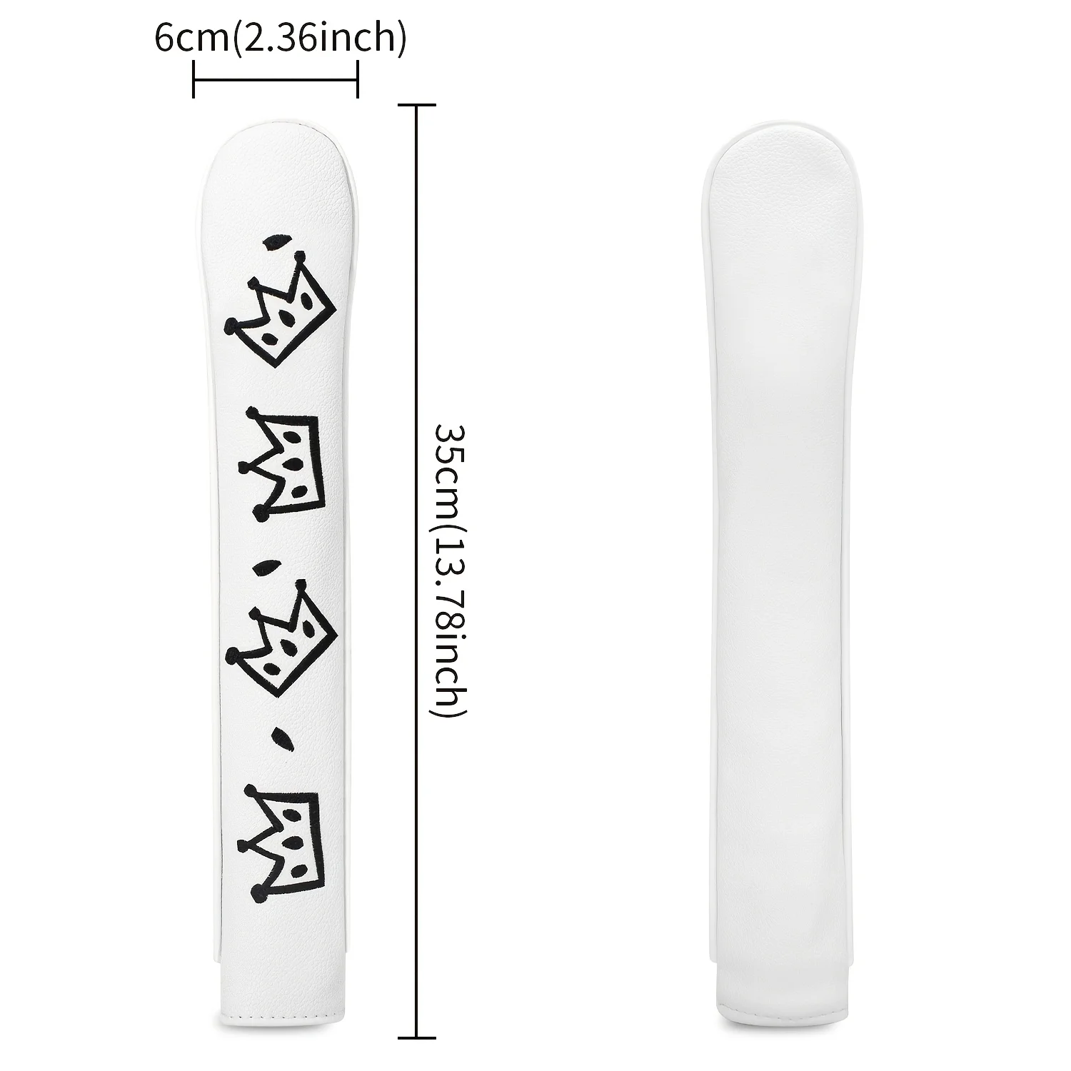 1pc Cheese Crown Style Directional Golf Club Head Cover, Trendy Golf Direction Stick - A Durable Protective image 6
