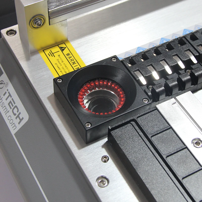 PPM-A320V LED Pcb ماكينة تجميع 2 رئيس التلقائي Smt اختيار ووضع آلة سطح المكتب مع 4 عصر كام لتجميع Pcb