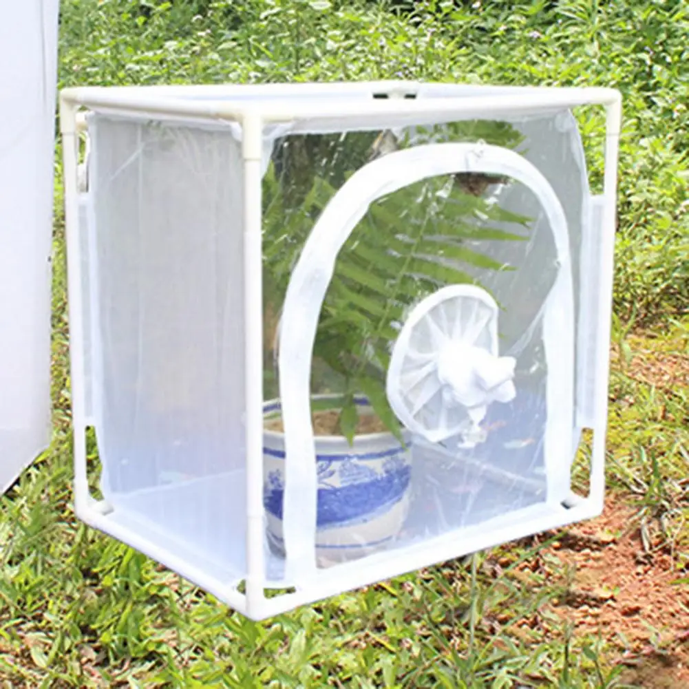 Butterfly Net Transparent Habitat Mesh Lightweight Easy to Store  Useful Transparent Mesh Plants Net Observation Cage