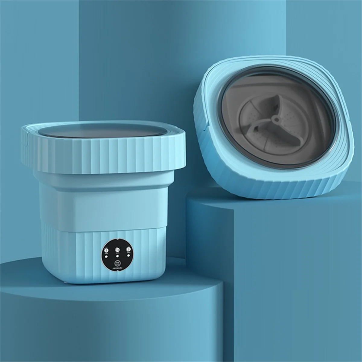 Máquina de lavar roupa dobrável portátil pequena máquina de lavar roupa interior mini máquina de limpeza rosa eua plug