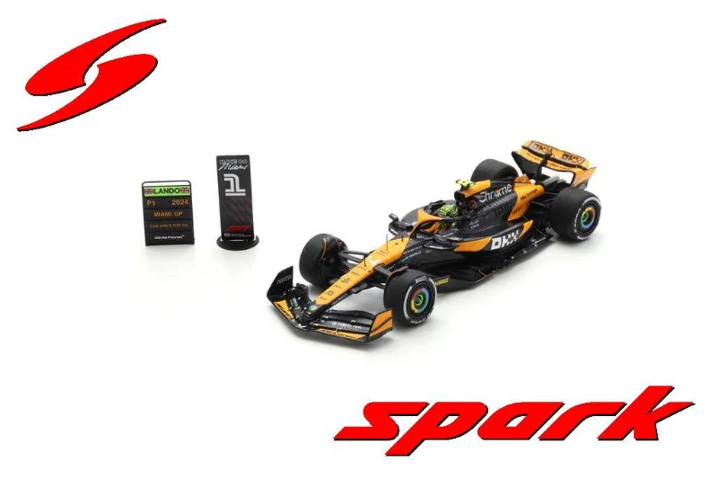 Spark 1:43 สูตร 1 ทีม MCL38 No.4 3rd Australian GP 2024.Lando Norris รถสะสมรุ่นรถ