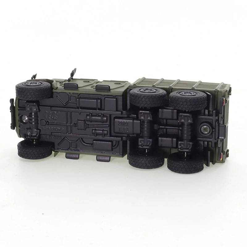 XCARTOYS 1/64 Mengshi Third Generation 6X6 Transport Vehicle Military Green Cars Alloy Toys Motor Vehicle Diecast Metal Model