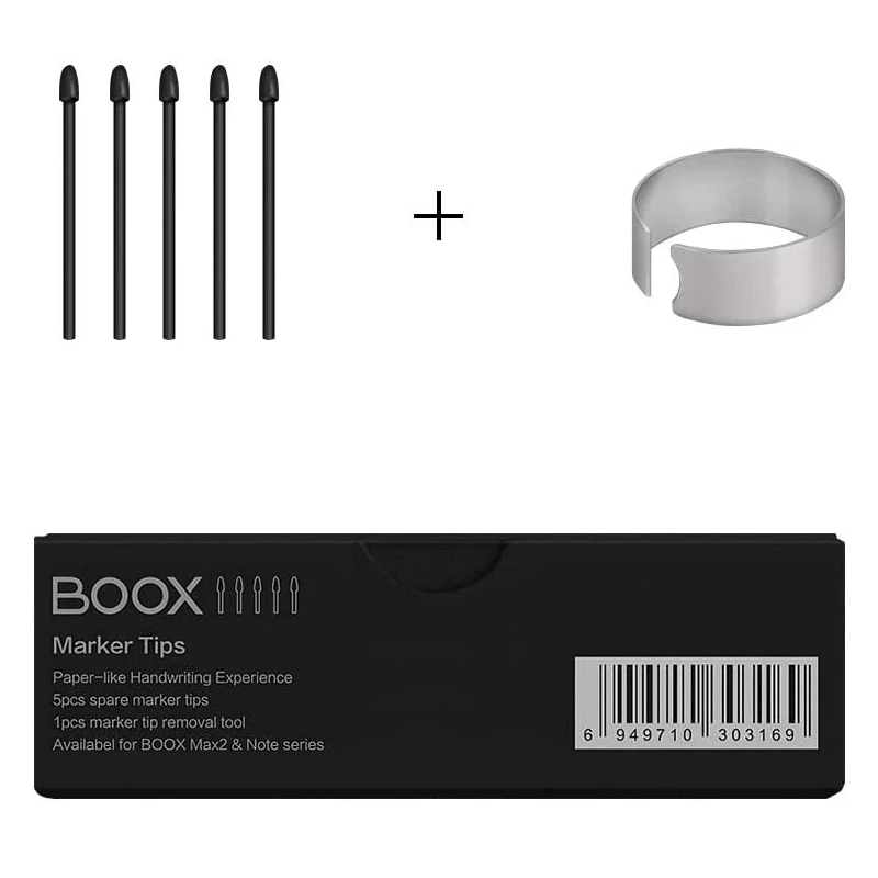 Onyx Boox Marker Tips Nibs Kit für Pen2 Pro, Max Lumi2, Note Air2, Note 4, Note 5,Nova Air C,Tab Mini C,Tab Ultra C, Stift, 5 stücke