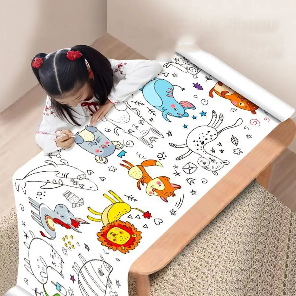 

Paper Graffiti Scrolls Children'S Drawing Scroll Color Filling Paper Scroll Blank Coloring Pages Children Drawing Roll