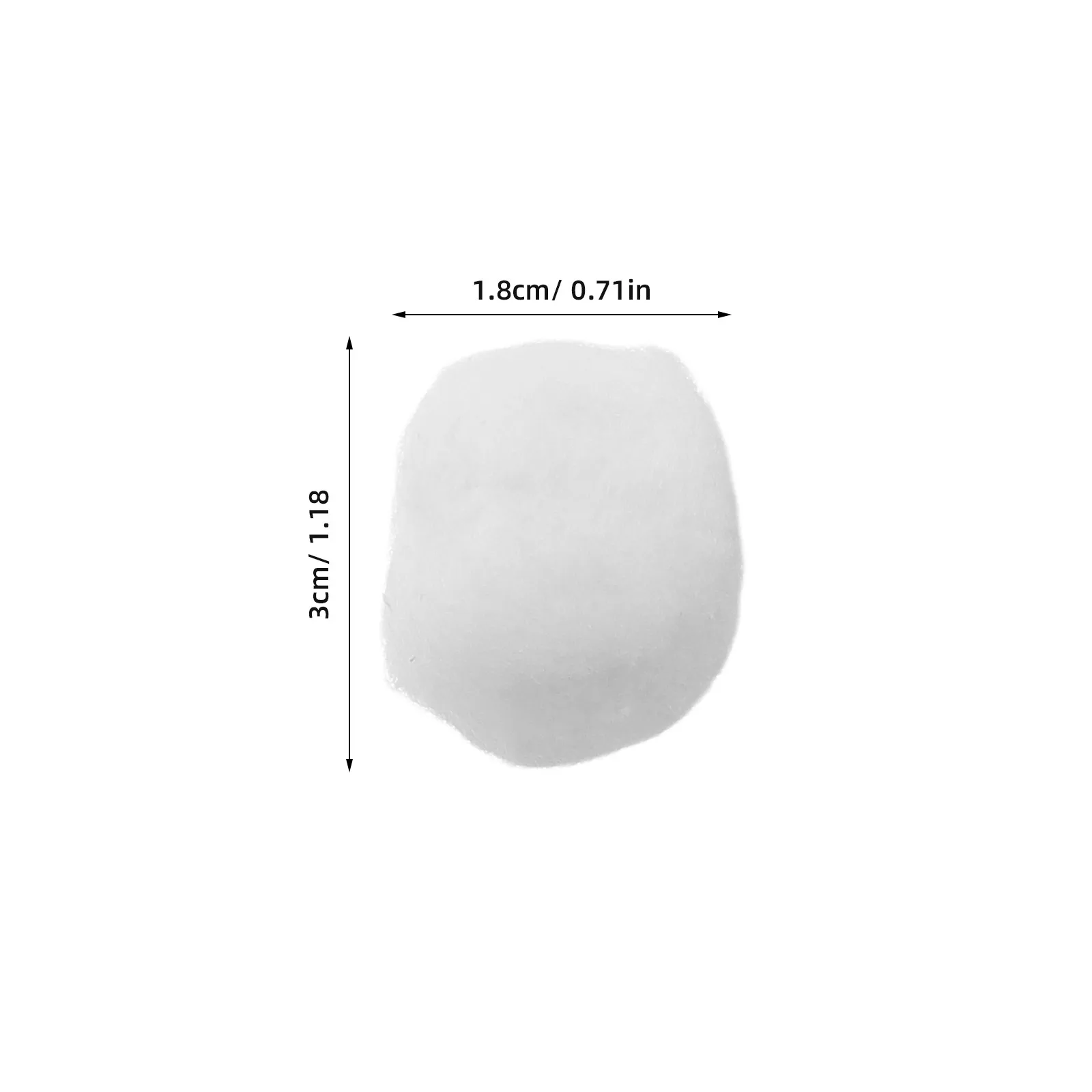 2 Pack High Absorbency Cotton Balls for Makeup Removal, Face Cleansing & Nail Polish Application