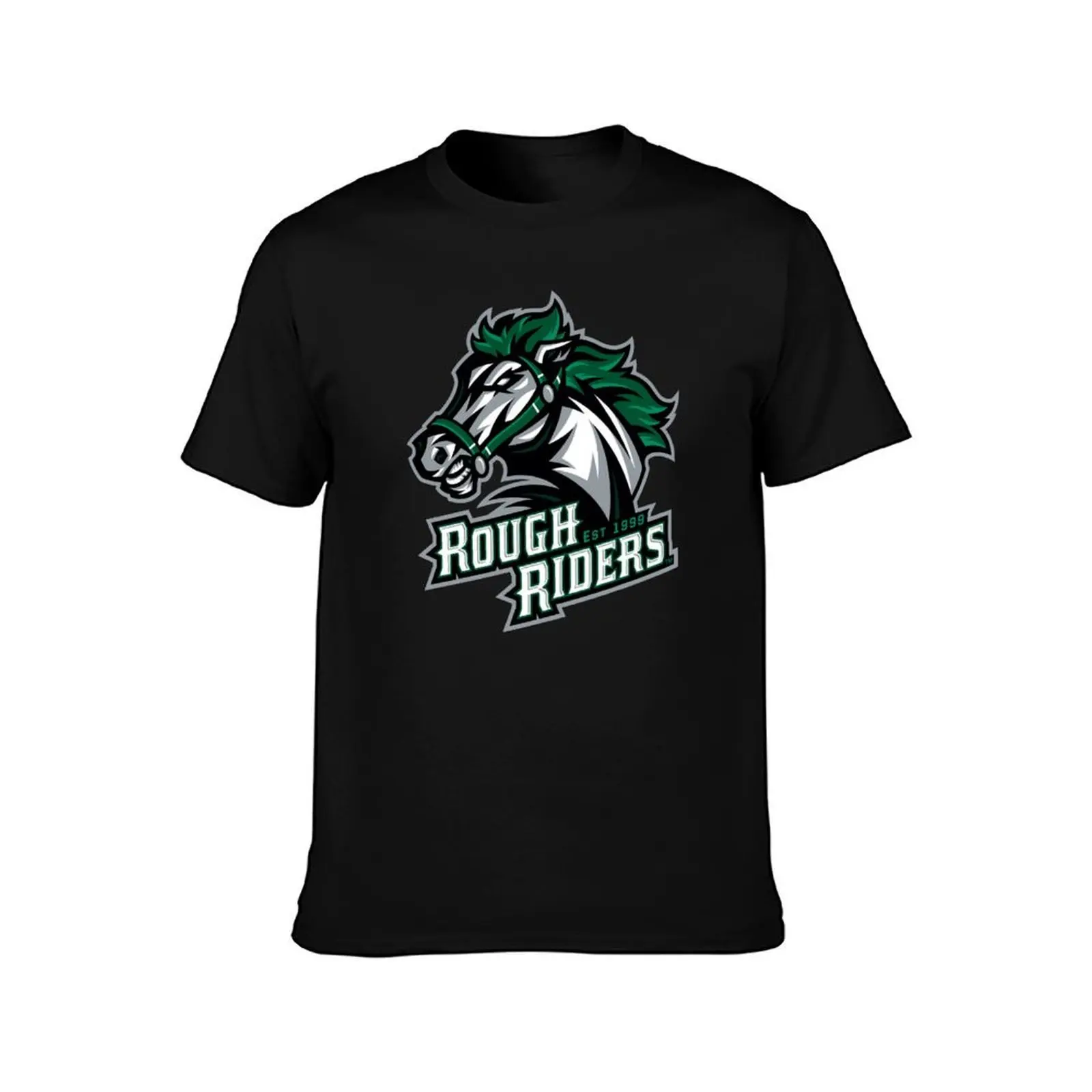 Cedar Rapids RoughRiders T-Shirt, Summer Casual Cotton Tee, Oversized Streetwear Tops, Vintage Graphic Print, Unisex Men Women