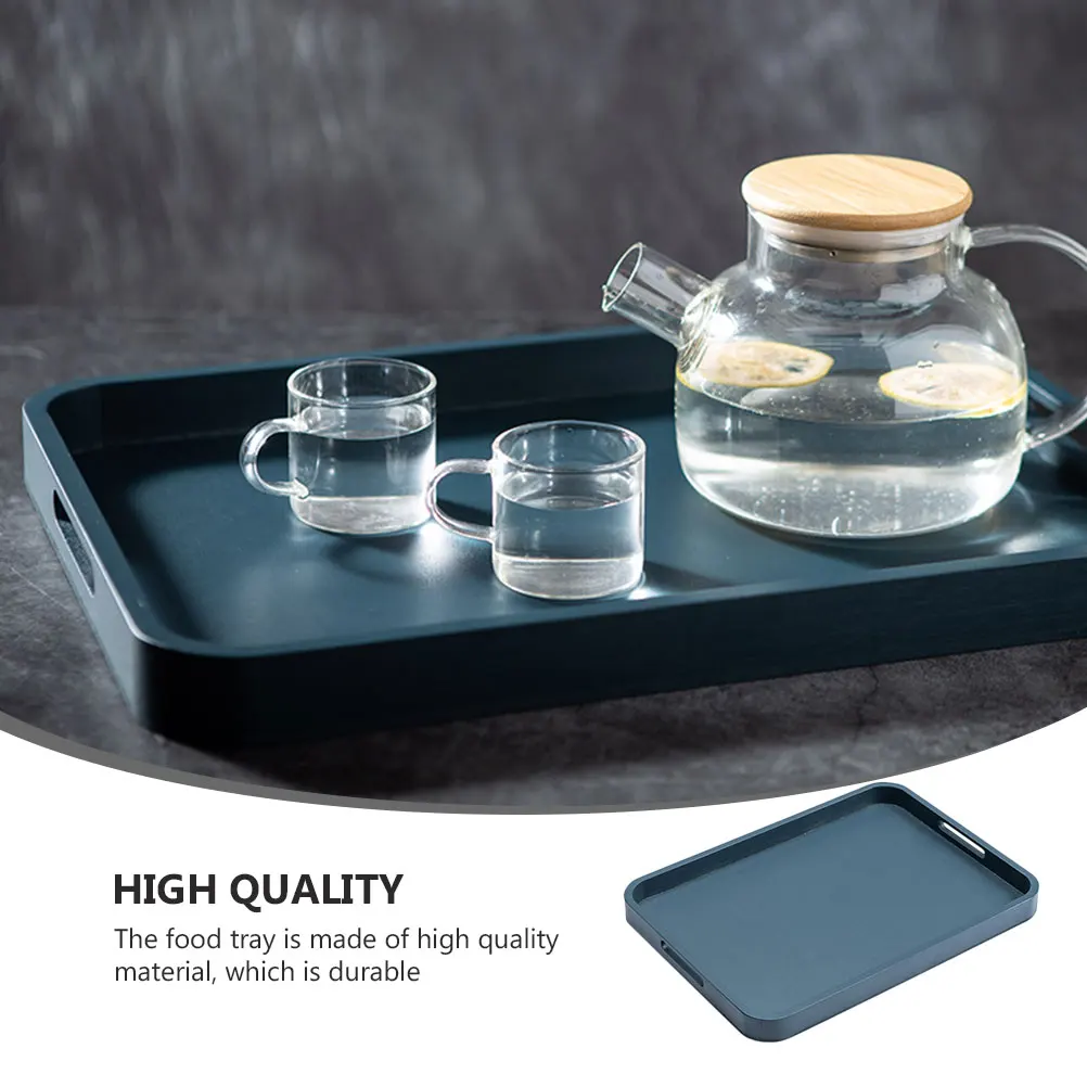 

1pc Nordic Style Set Service Tray Tray Snack Service Plate Bamboo Wood Serving Plate Snack Plates Home Decor Bowl