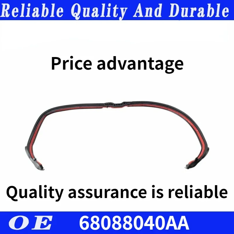 

High quality Front Header Weatherstrip Seal For 11-18 Jeep Wrangler 4 Door Hardtop 68088040AA car accessories