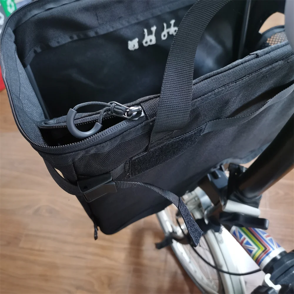 ブロンプトン用折りたたみ式自転車ペットバッグ,フロントバスケット