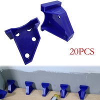 20Pcs 2 In 1 Laminate Flooring Spacers With 1/2 And 1/4in Gaps Tile Installation Double Headed Wooden Floor Installation Gasket