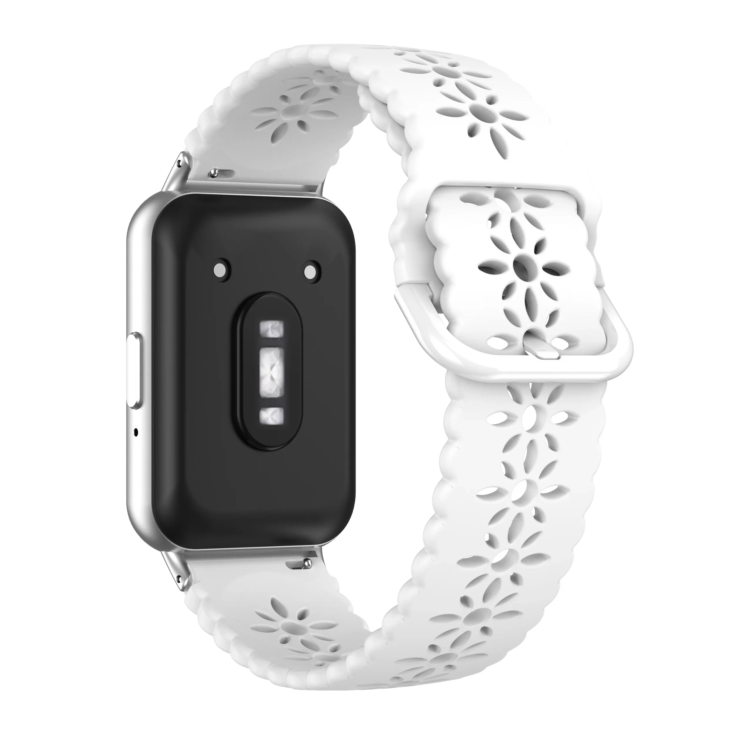 حزام لساعة Galaxy Fit 3 حزام مجوف سامسونج بنات محول امرأة الملحقات حزام الفرقة سوار سيليكون المرأة سوار