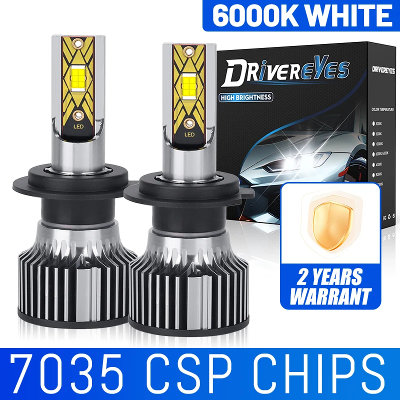 

Светодиодные лампы для фар 300W H7 H4 H11, 30000LM, Canbus, для автомобилей, H3 9005 9006 HB3 HB4 H1 9012 H27 880 881, турбо-противотуманные фары, 6000K, 12V