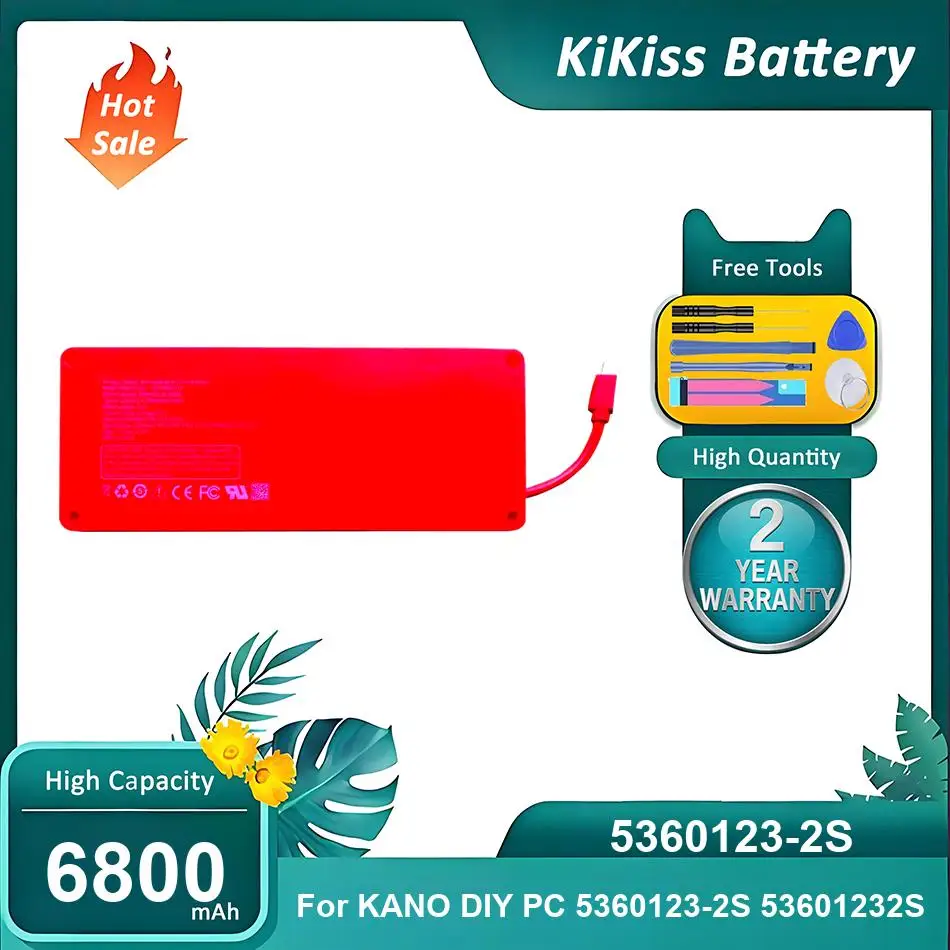 

Совершенно новая батарея для KANO DIY PC 5360123-2S 53601232S,5360123-2S,6800 мАч