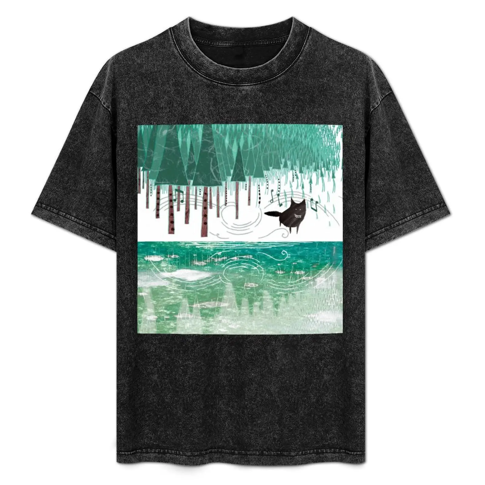 

Peter and the Wolf - the wolf T-Shirt t shirts designer mens graphic t shirts cotton t shirt pack g man shirts for men T-Shirt