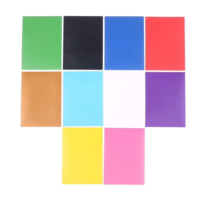 100Pcs Matte Colorful Standard Size Card Sleeves TCG Trading Cards Protector Tarot Shield Board Games Cover 66x91mm