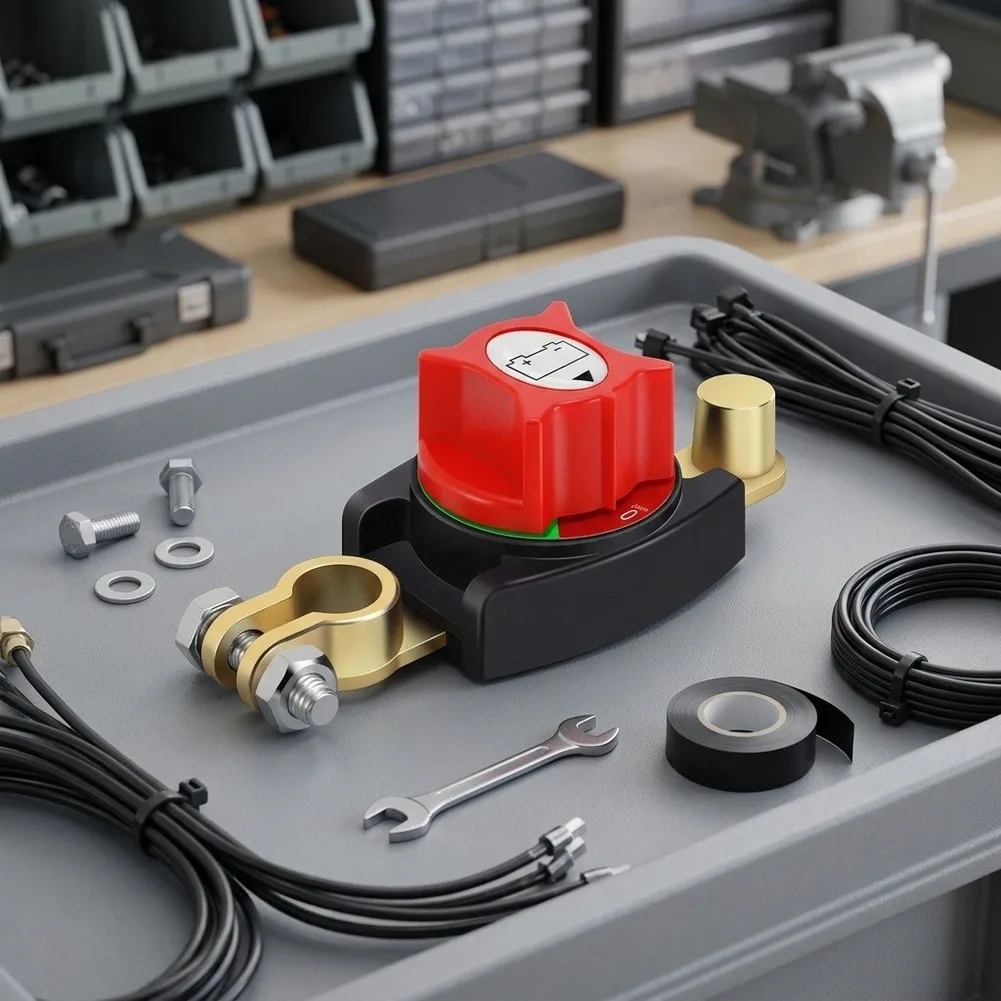 Car Battery Cut Off Switch Negative Pole Disconnect Switch Car For Modification Power Switch Electrical Supplies