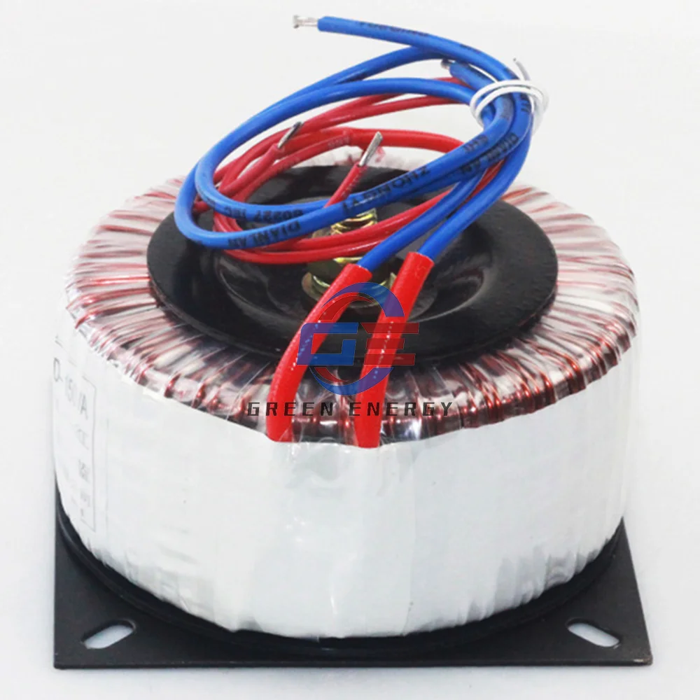 Customized 220V 24V 30W 50W 100W 300W 500W 3KVA Step Down Transformer Toroidal Power Supply Transformer For Solar System