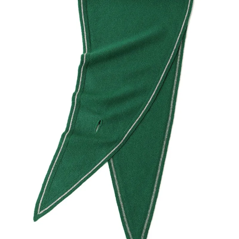 

New Women's Cashmere Knitted Scarf Air Conditioned Room Shoulder Wrap Neck Protection Warm Outerwear Spring Summer