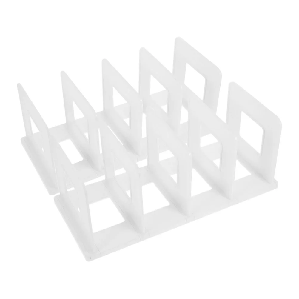 

Book Stand Office Desk Alphabet Sorter for Filing Magazine Rack White Alphabetical File Organizer