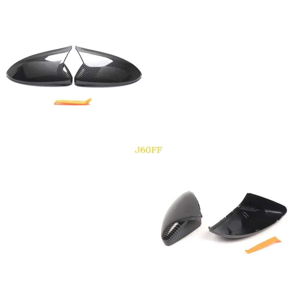 

J60F Carbon Fiber Mirror Housing Upgrades Easy Install Mirror Cover for MK7 Golf