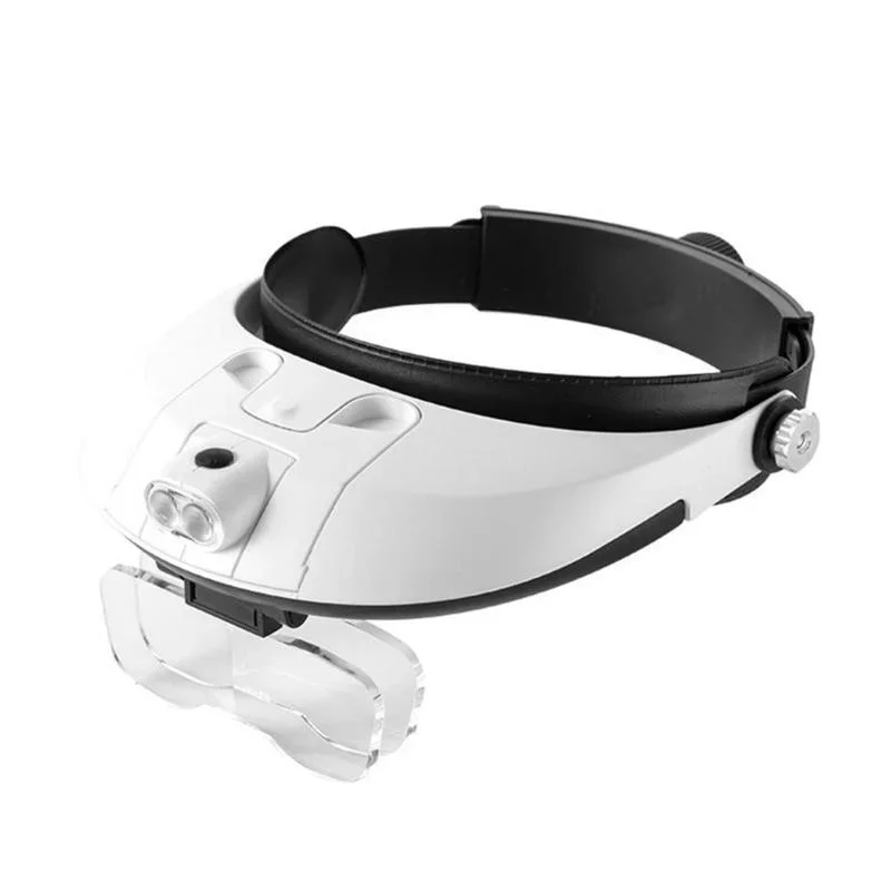 LED Headband Magnifier Glasses Queen Bee Breeding Magnifying Glasses Loupe Beekeeping Equipment Queen Rearing Beekeeping Tools