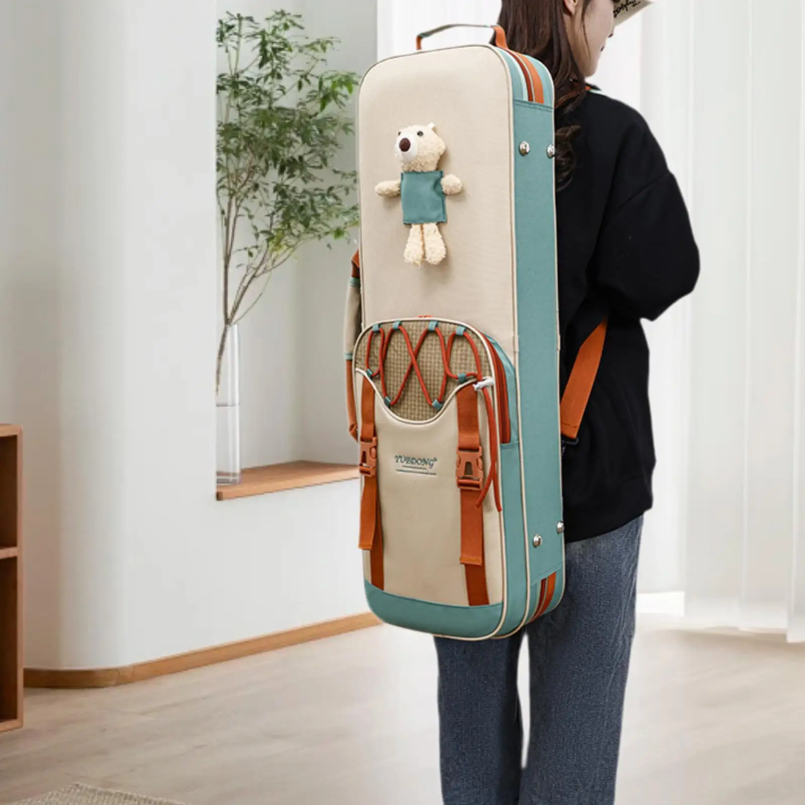 

4/4 Violin Case, Travel ,Lightweight ,Practical, with Back Strap and Handle, Violin Box Professional Stylish Trendy Backpack