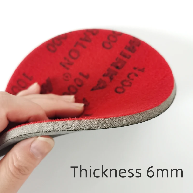 Finland Mirka 6 Inch 150mm Sponge Sandpaper Round Self-adhesive Flocking Car Paint Polishing Beauty Sandpaper