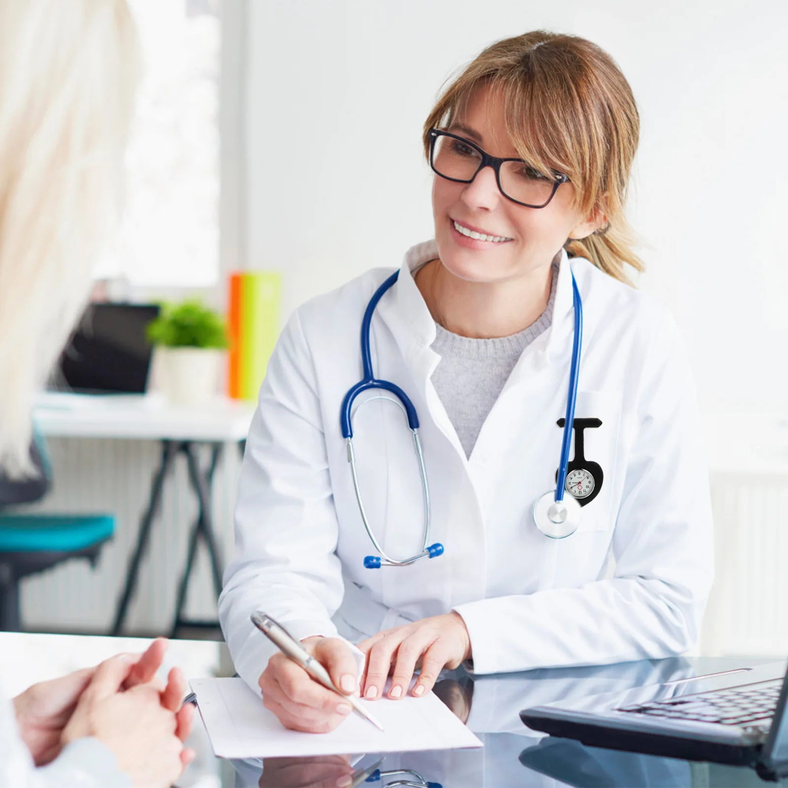 Карманные часы для медсестры с ремешком в форме сердца, пластиковый материал, легкие практичные кварцевые часы для врача и медсестры для студентов