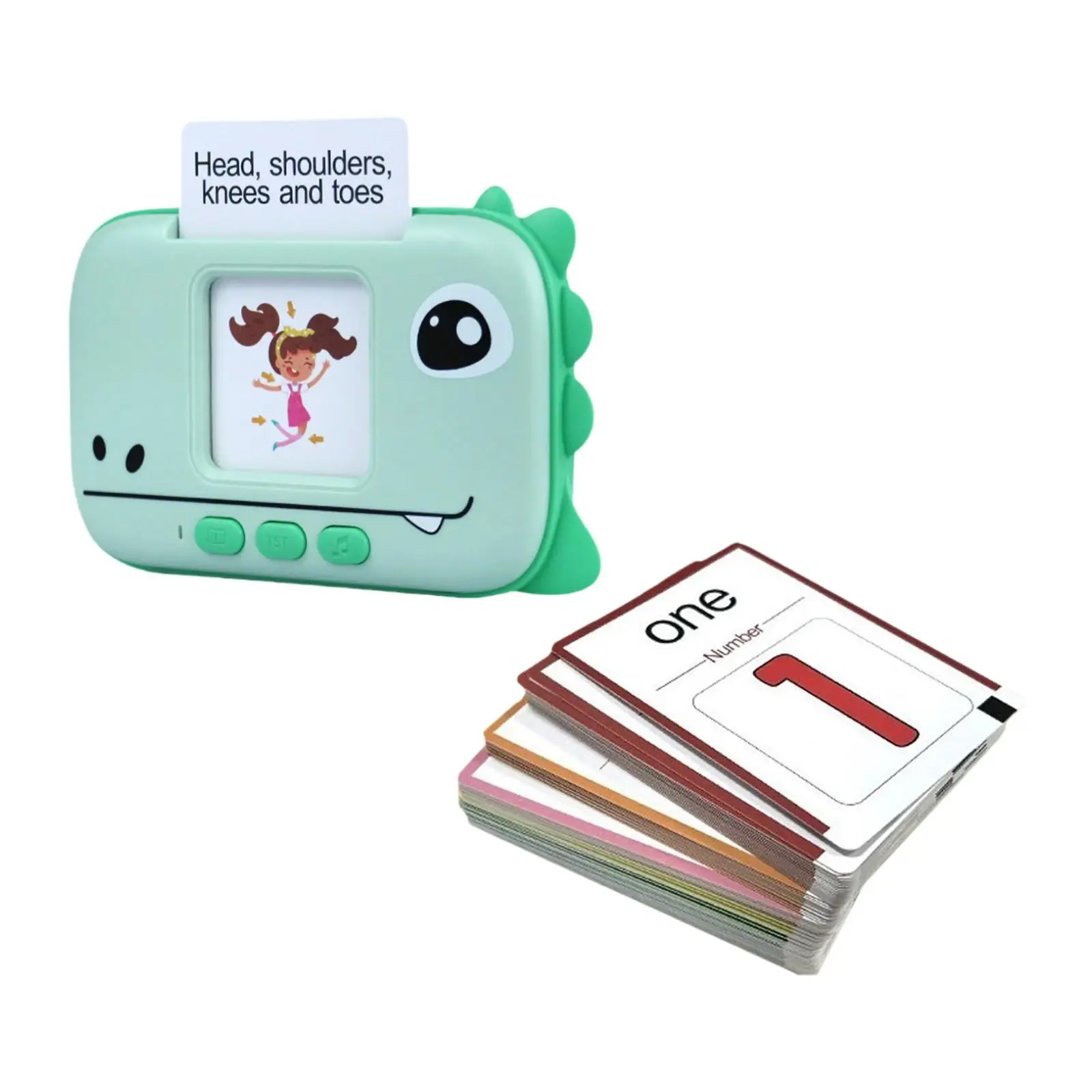 Toy Reading Machine 80 Cards Flashcards Toy for Birthday Gift Baby Preschool