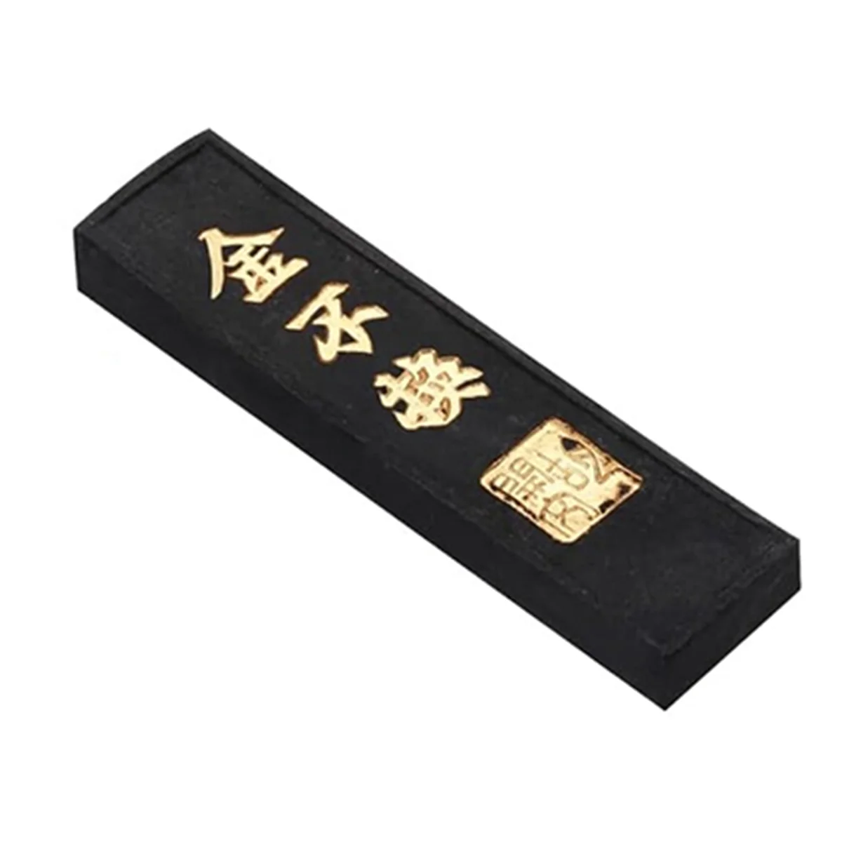 ABIY-4 Inch Chinese Calligraphy Ink Stone with Ink Stick, Rectangle Ink Stone Tray for Traditional Calligraphy Practice