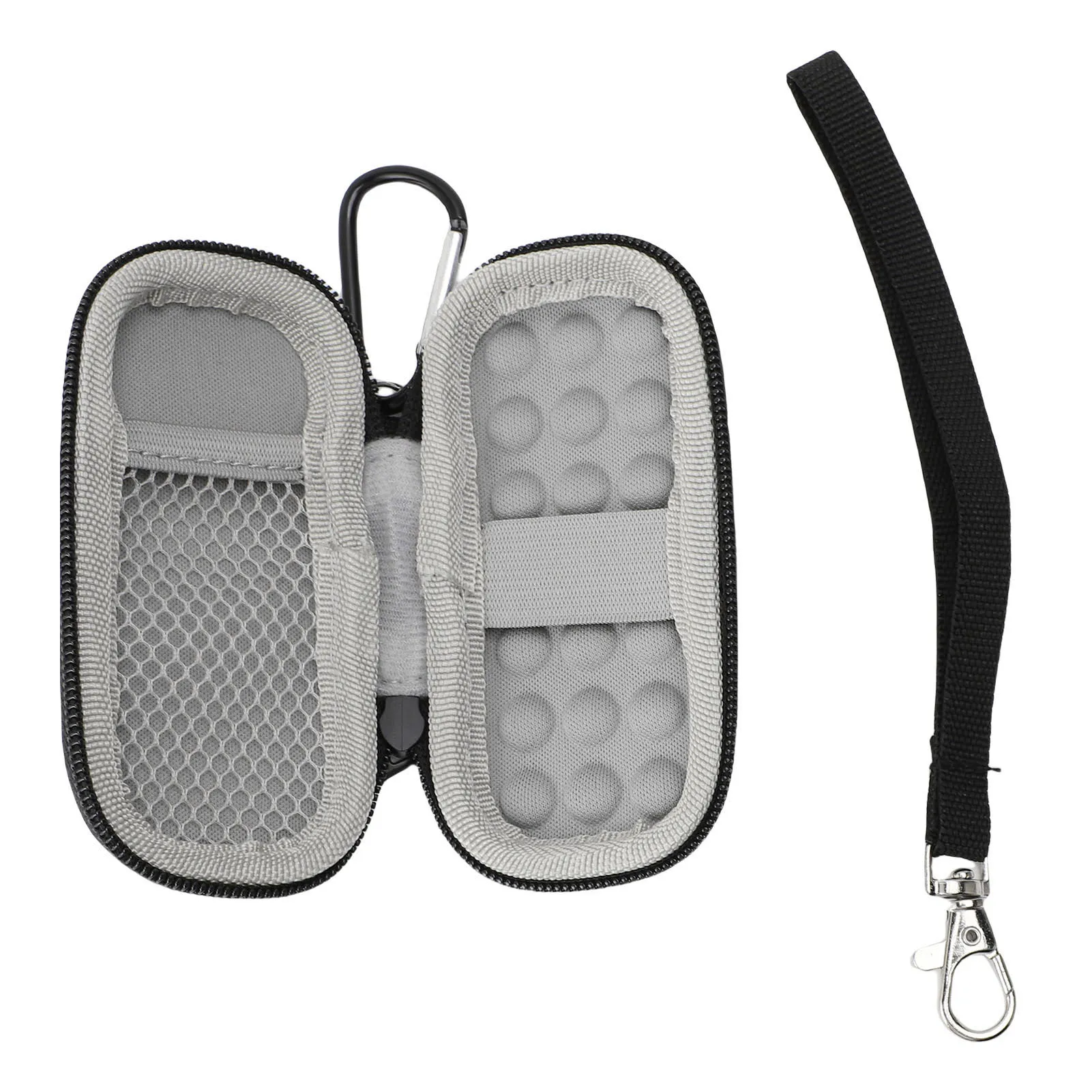 Protable Hard Shell Carrying Case Fit for Kardia Mobile 6L EKG 1L EKG Waterproofing PU EVA Round Protection Travel Storage Bag