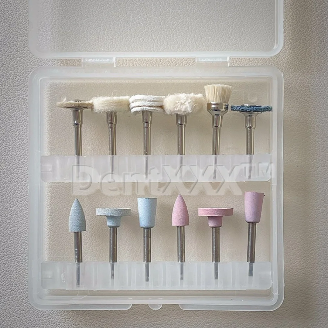 12-teiliges Polier-Set, 2,35 mm Durchmesser, Silikon-Schleifkopfbürste, Polier- und Schleifköpfe für Niedriggeschwindigkeitsanwendungen – Detail 6