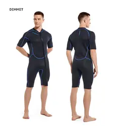 Neuer Neopren anzug Herren Stil 3mm Neopren einteiliger Badeanzug mit kurzen Ärmeln warmer Sonnenschutz Schnorcheln Outdoor Surf Neopren anzug