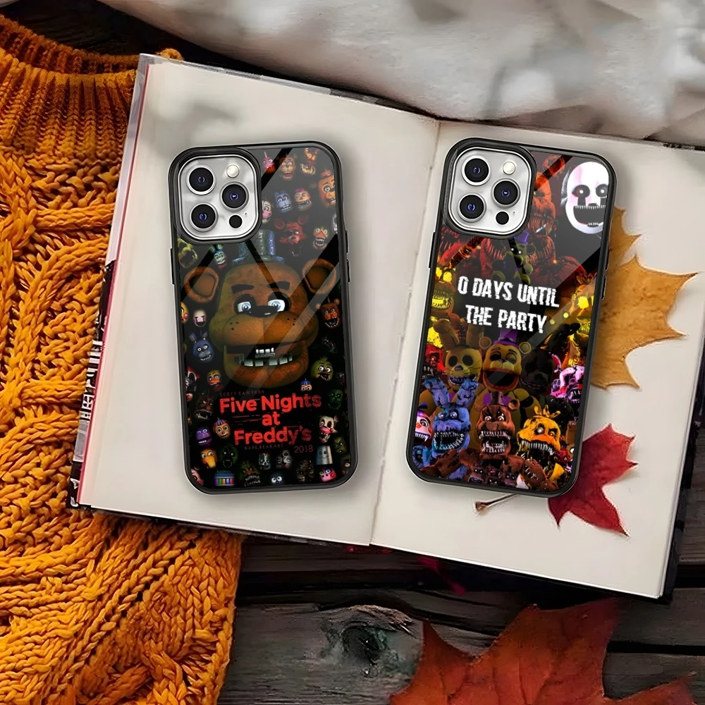 Fnaf Five-nights-At-Freddys Phone Case PC+TPU For Iphone 16 12 Pro Max 1115 13 14 Mini 6S 8 7 Plus X Xs XR Luxury Back Cover