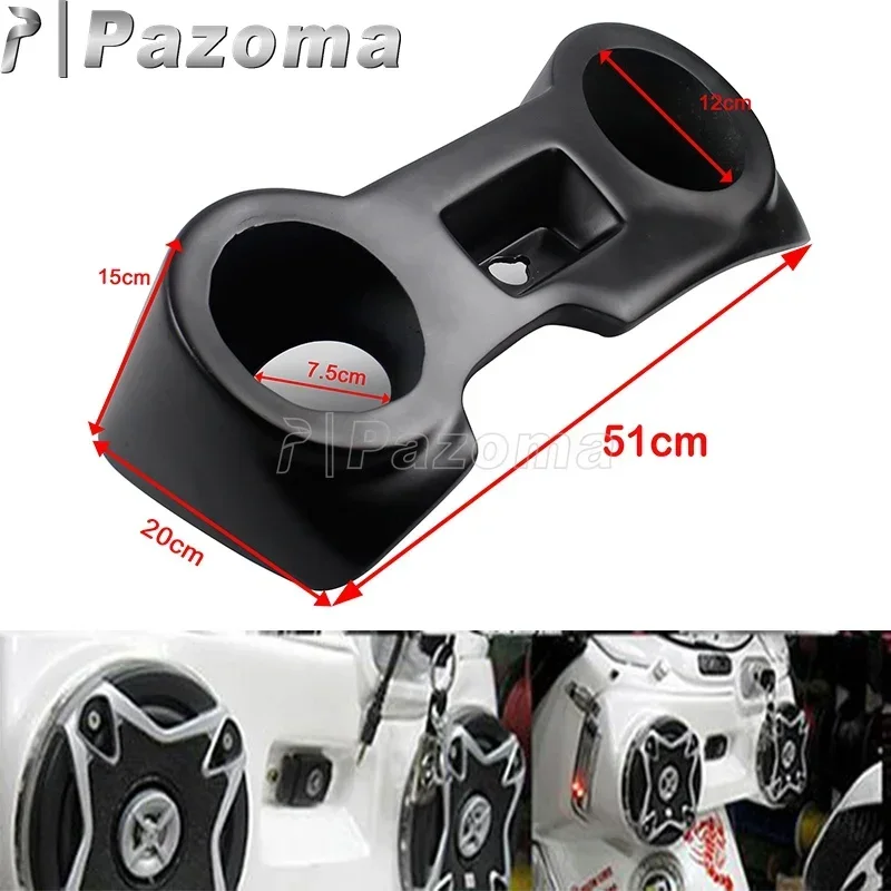 Motorcycle Scooter Speaker Trim Guard Woofer Box Horn Cover Tong Stereo Ring for SYM Voyager GTS 125 250 300