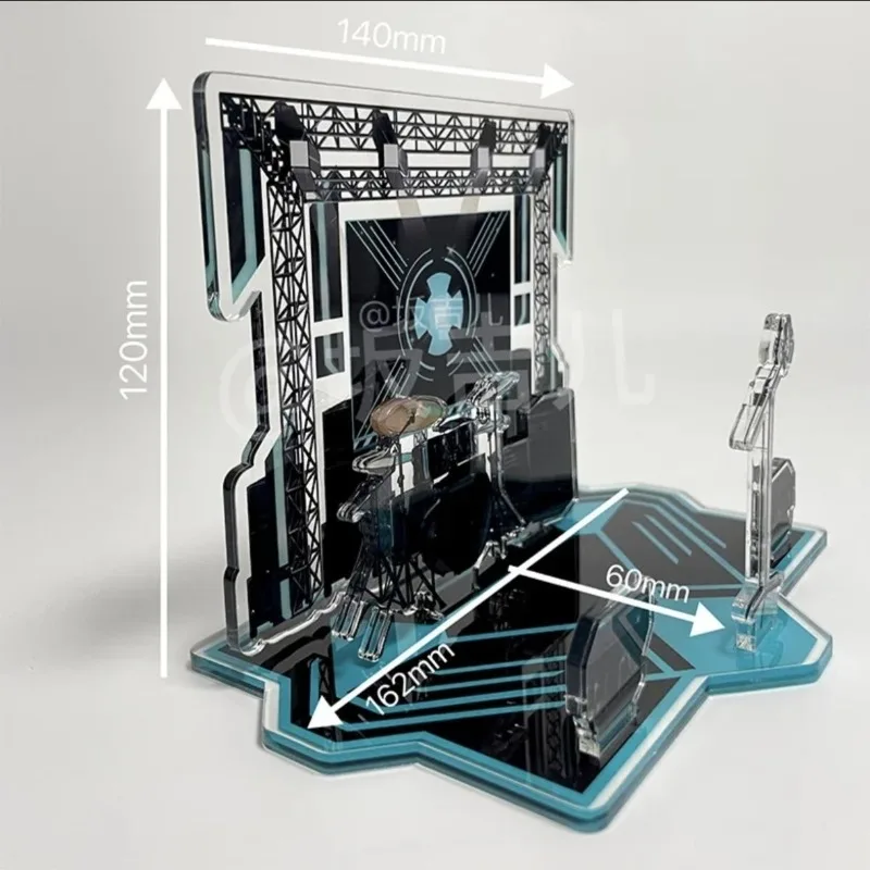 Hatsune miku acrílico suporte figura hatsune miku projeto diva anime periférico moda criatividade palco diy ornamento de mesa