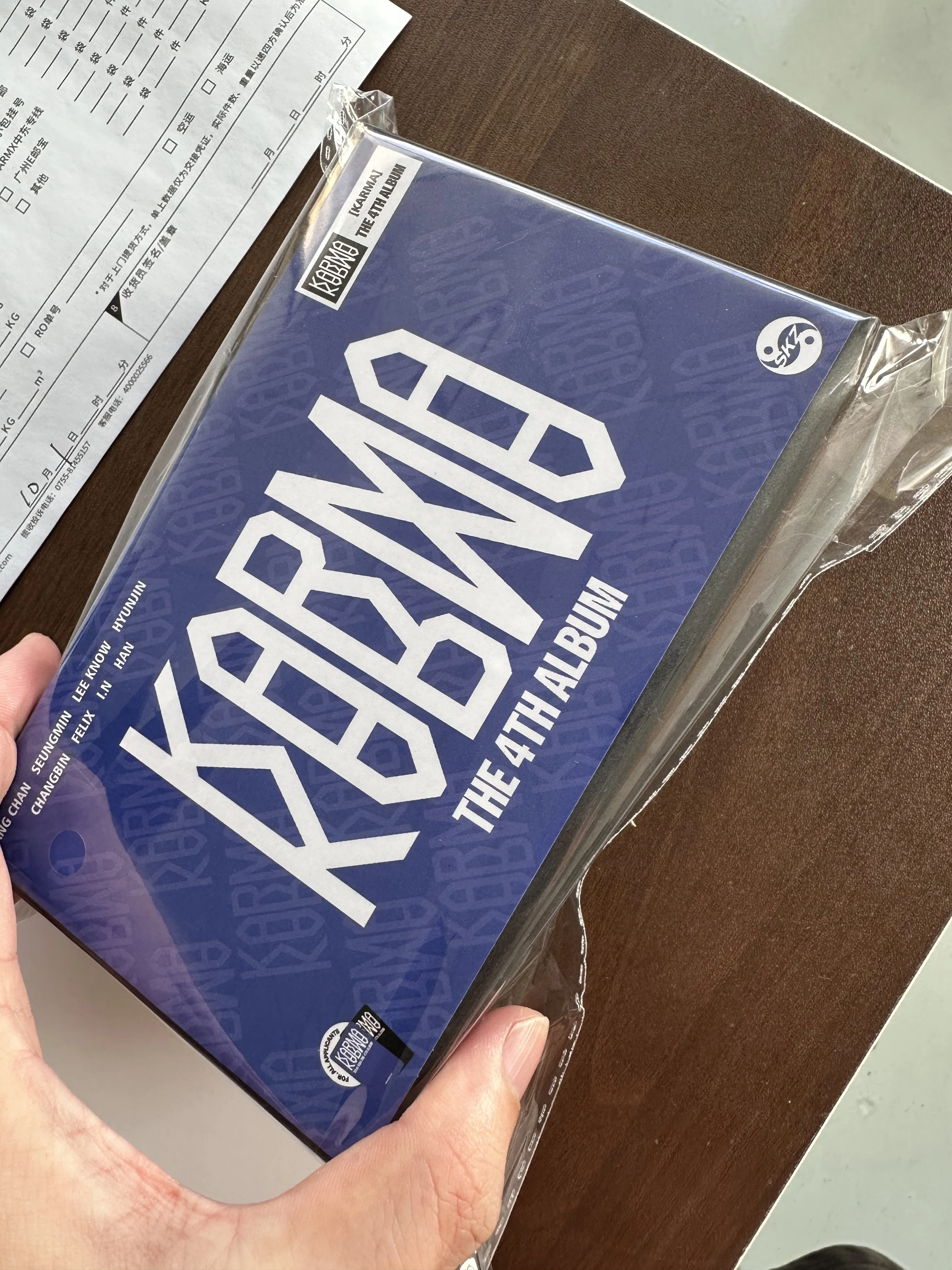 

Stray Kids New Album Support Package KARMA Merchandise Han Jicheng Standee Stickers LOMO Cards Lanyard Set Fan Gift Halloween