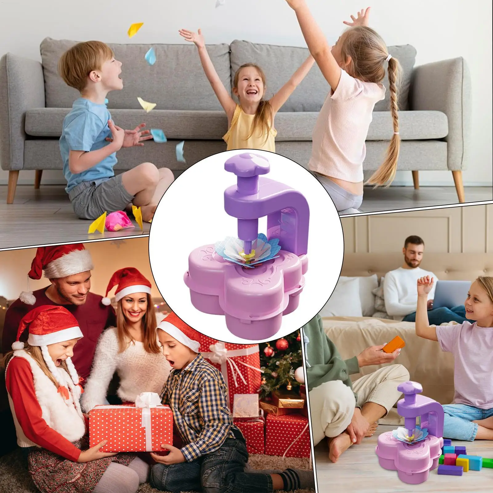 Fabric Flower Bouquet Toy Kit Girls Fabric Flower Craft Toy Beginners Over 3 Years Old Floral Bouquet Making Game For Home