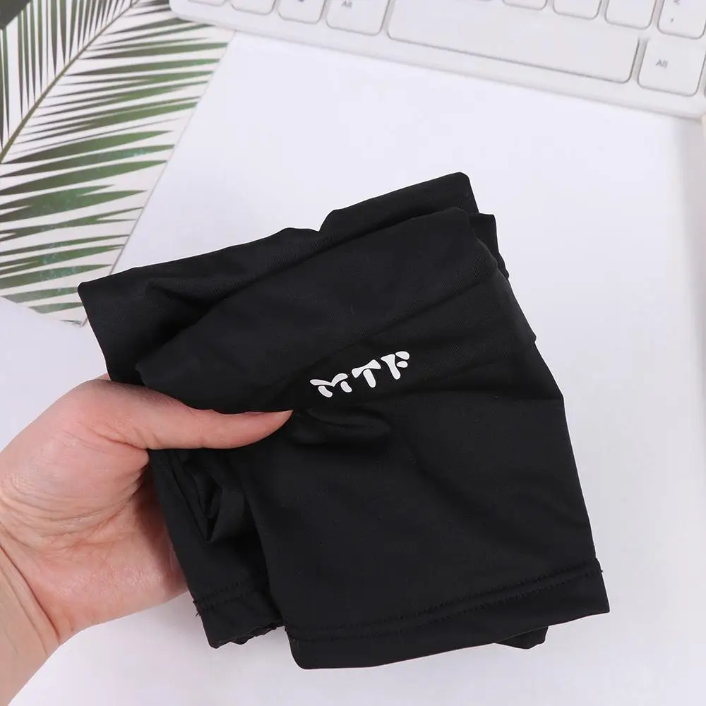 Breathable Letter Sun Protection Outdoor Solid Color Driving  Arm Cover Women Arm Sleeves Summer Sunscreen Sleeves Ice Silk