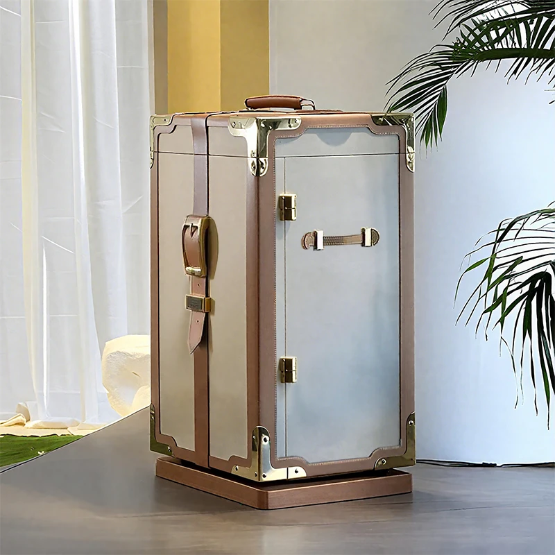 Solid Wood Jewelry Cabinet Modern Eco-Friendly Handmade Large Capacity Storage Cabinet for Villa/Mansion/Home Designer