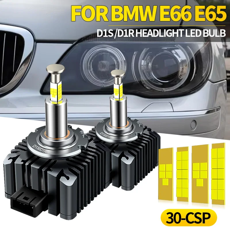 

2pcs D1S LED Canbus For BMW E66 E65 750i 750Li 760Li 2006-2008 Car Headlights HID Xenon Bulbs 30000LM Automobile 12V Light