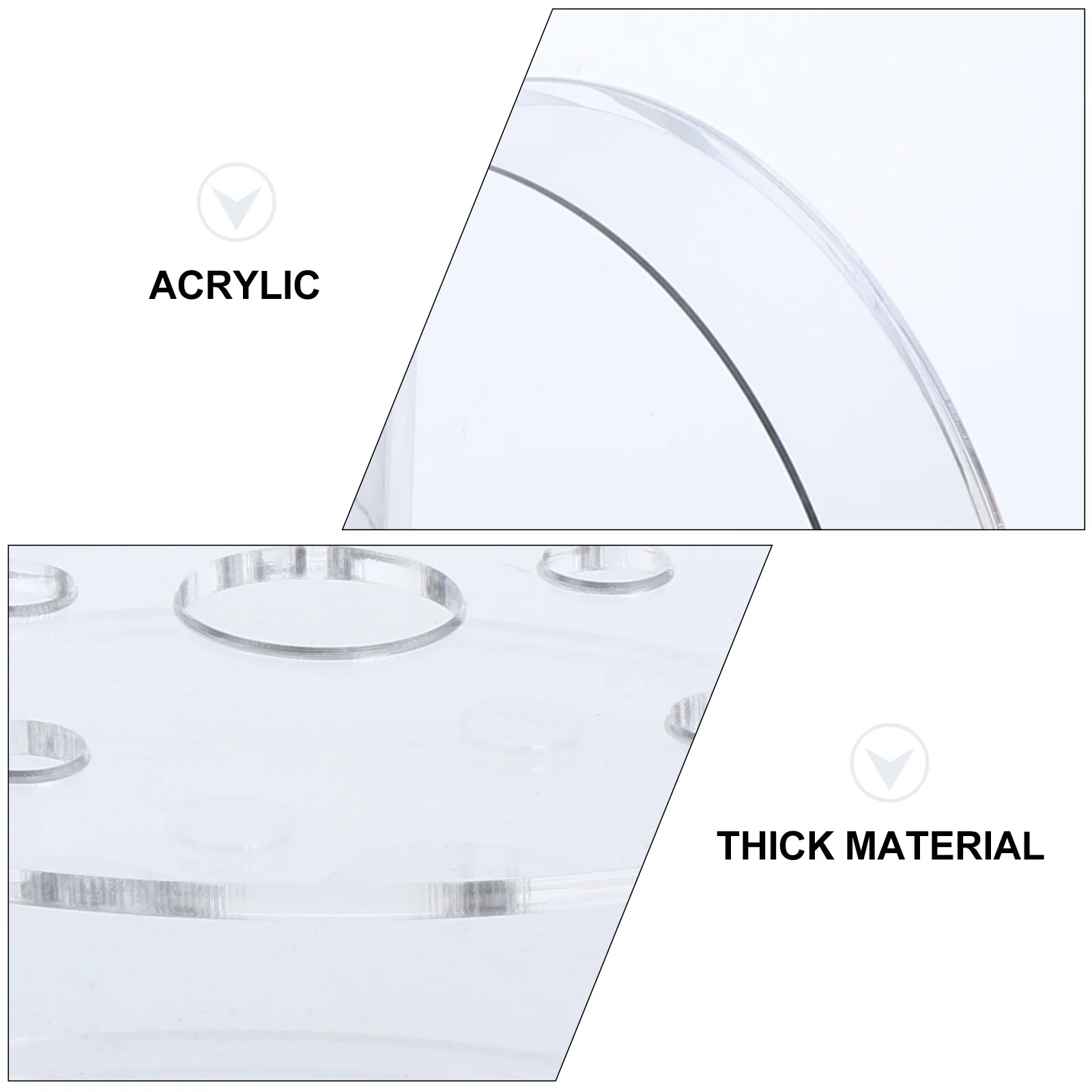 

1Pcs Transparent Acrylic Flower Box Rose Preserved Durable Storage Display Decorative Gift Packaging Flower Box
