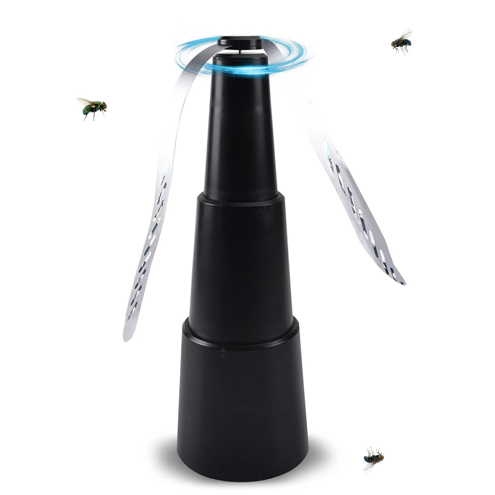 Fly Repellent Fan for Outside or Inside Type-C Rechargeable Telescopic Food Spinning Fly Repellent Fan for Table Use Fly Fans