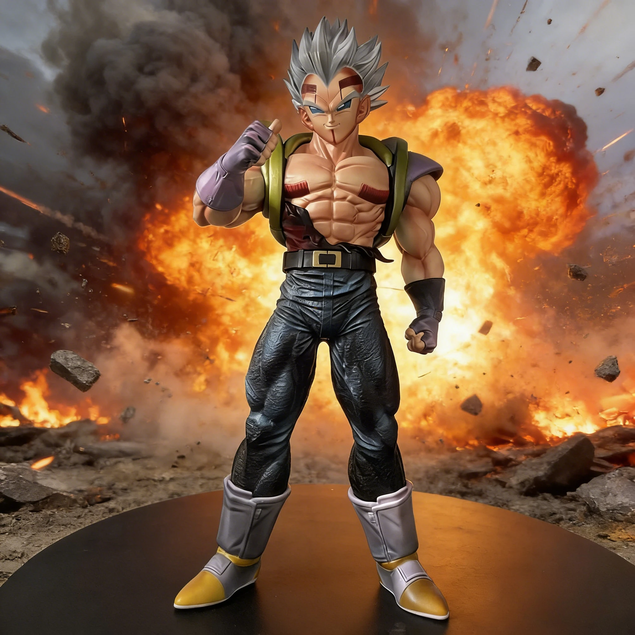 

Фигурка Dragon Ball Z: Супер Бэби Вегета (SSJ3) в форме Star Trails, 30 см, подвижная, из ПВХ, для битв, любимая игрушка, подарок