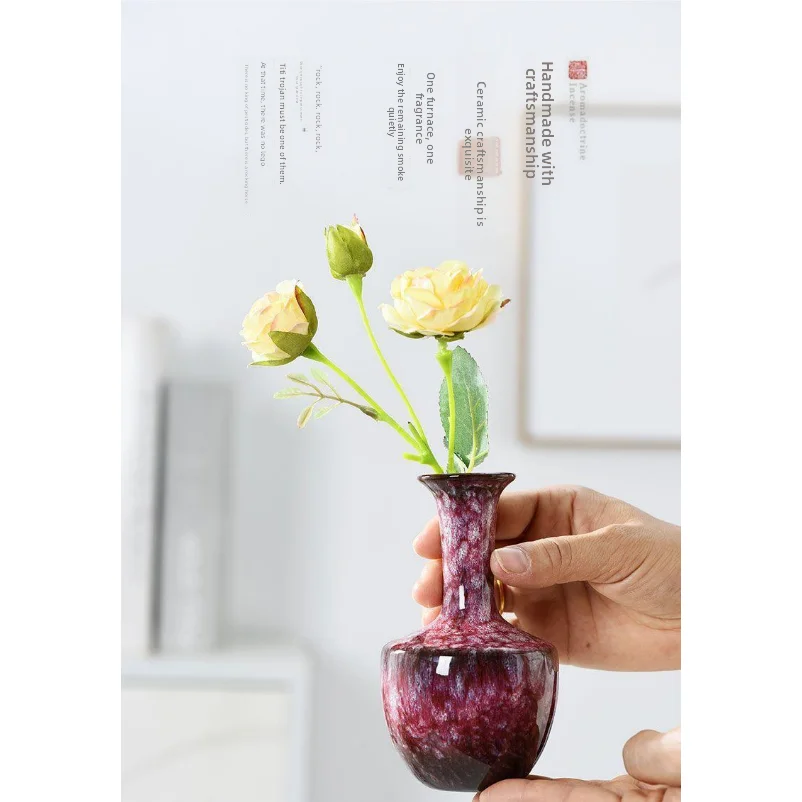 

Modern Simple Ceramic Vase for Dried Flowers Home Decor Living Room Decorative Accessories Creative Ceramic Flower Pot